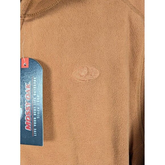 Mossy Oak Polar Fleece Jacket Size Large Hunting Outdoors Midweight Winter NEW - Picture 6 of 8